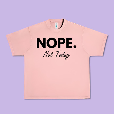 Nope Not Today Urban Heavy Tee Designed By Artisfamous