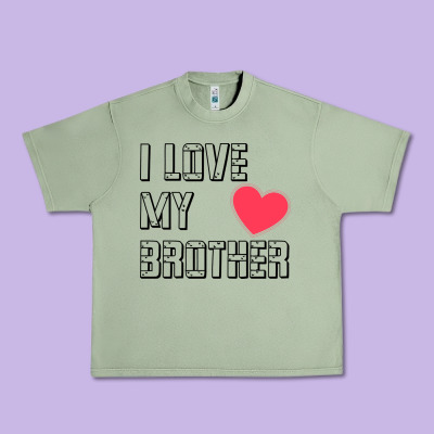I Love My Brother, Brothers Day , Brother Sister  Love Urban Heavy Tee Designed By Artisfamous
