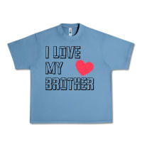Pebble Blue i love my brother, brothers day , brother sister  love Urban Heavy Tee - artisFamous