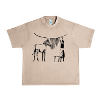 French Oak Banksy Zebra Urban Heavy Tee - artisFamous