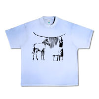 Grape Ice Banksy Zebra Urban Heavy Tee - artisFamous