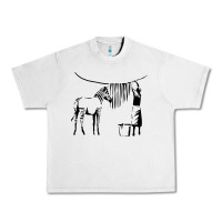 Lunar Rock Banksy Zebra Urban Heavy Tee - artisFamous