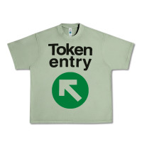 Oil Green token entry Urban Heavy Tee - artisFamous