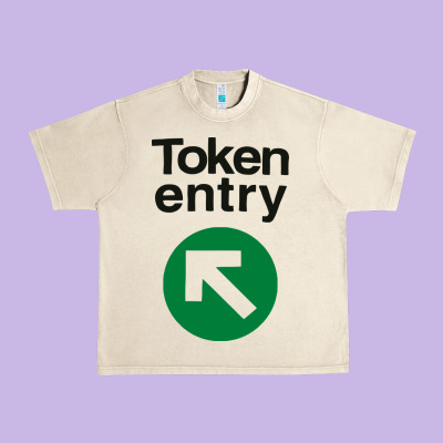 Token Entry Urban Heavy Tee Designed By Artisfamous
