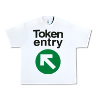 White token entry Urban Heavy Tee - artisFamous