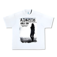 White alanis morissette, world tour Urban Heavy Tee - artisFamous