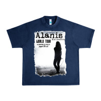 Navy alanis morissette, world tour Urban Heavy Tee - artisFamous