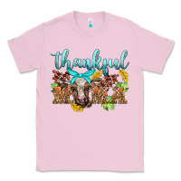 Bubblegum Pink thankful mama cow Classic Tee - BarkalooDesign