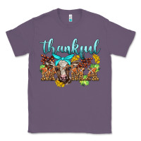 Lavender thankful mama cow Classic Tee - BarkalooDesign