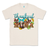 Natural thankful mama cow Classic Tee - BarkalooDesign