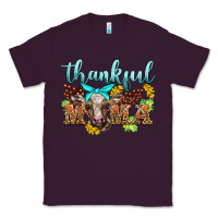 Plum thankful mama cow Classic Tee - BarkalooDesign