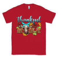 Red thankful mama cow Classic Tee - BarkalooDesign