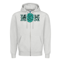 Dove Grey western mom Zipper Hoodie - RanaPortraitStore