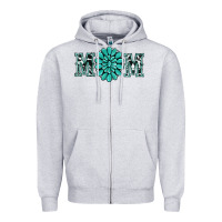 Heather Grey western mom Zipper Hoodie - RanaPortraitStore