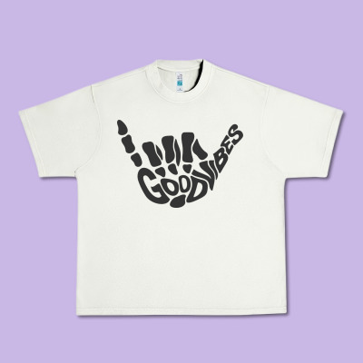 Goodvibes Shaka Urban Heavy Tee Designed By Artisfamous