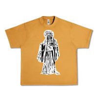 Peanut Butter santa muerte blanca Urban Heavy Tee - artisFamous