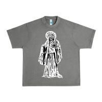 Santa Muerte Blanca Urban Heavy Tee | Teevron