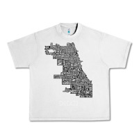 Lunar Rock chicago typography neighborhood map Urban Heavy Tee - artisFamous