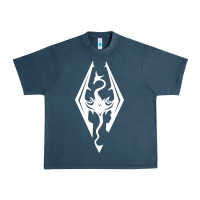 Midnight Navy skyrim elder Urban Heavy Tee - artisFamous