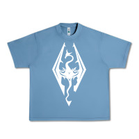 Pebble Blue skyrim elder Urban Heavy Tee - artisFamous