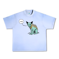 Grape Ice lying cat Urban Heavy Tee - artisFamous