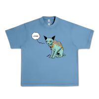 Pebble Blue lying cat Urban Heavy Tee - artisFamous