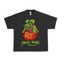 Pigment Black classic rat fink Urban Heavy Tee - artisFamous