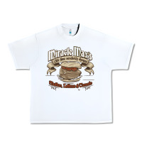 White mutton lettuce and tomato Urban Heavy Tee - artisFamous