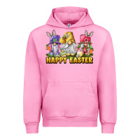 Fuchsia Pink happy easter gnomies Urban Hoodie - chombo