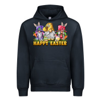 Navy happy easter gnomies Urban Hoodie - chombo