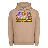Pigment Burro happy easter gnomies Urban Hoodie - chombo