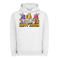 Pigment Lunar Rock happy easter gnomies Urban Hoodie - chombo