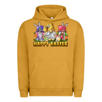 Pigment Peanut Butter happy easter gnomies Urban Hoodie - chombo