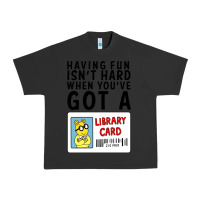 Pigment Black arthur library card classic rachelrae09 Urban Heavy Tee - artisFamous