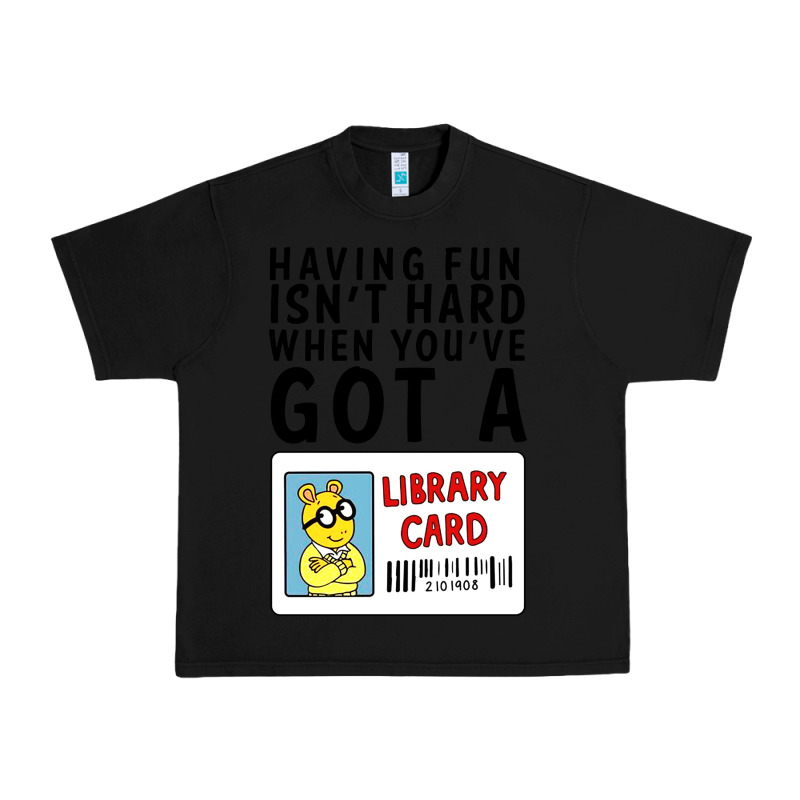 Arthur Library Card Classic Rachelrae09 Urban Heavy Tee by artisFamous | Teevron