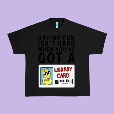 Arthur Library Card Classic Rachelrae09 Urban Heavy Tee Designed By Artisfamous