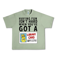 Oil Green arthur library card classic rachelrae09 Urban Heavy Tee - artisFamous