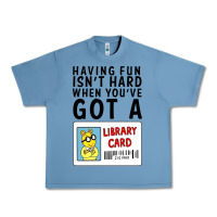Pebble Blue arthur library card classic rachelrae09 Urban Heavy Tee - artisFamous