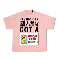 Salmon arthur library card classic rachelrae09 Urban Heavy Tee - artisFamous