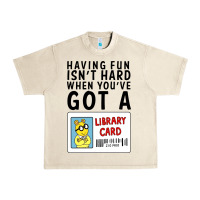 Sandshell arthur library card classic rachelrae09 Urban Heavy Tee - artisFamous