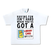 White arthur library card classic rachelrae09 Urban Heavy Tee - artisFamous