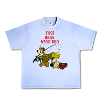 Grape Ice yogi bear & boo boo Urban Heavy Tee - artisFamous