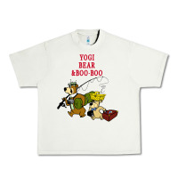 Pistachio yogi bear & boo boo Urban Heavy Tee - artisFamous