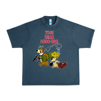 Midnight Navy yogi bear & boo boo Urban Heavy Tee - artisFamous