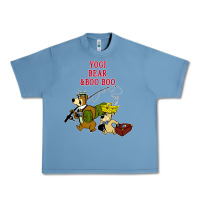 Pebble Blue yogi bear & boo boo Urban Heavy Tee - artisFamous
