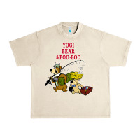 Sandshell yogi bear & boo boo Urban Heavy Tee - artisFamous