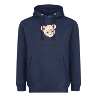 Navy lion cute animals Heavyweight Hoodie - RanaPortraitStore