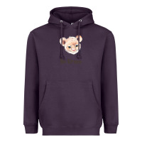 Plum lion cute animals Heavyweight Hoodie - RanaPortraitStore