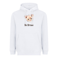 White lion cute animals Heavyweight Hoodie - RanaPortraitStore