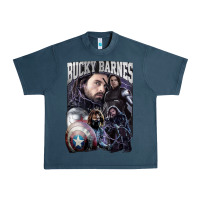 Midnight Navy bucky barnes a hero Urban Heavy Tee - artisFamous